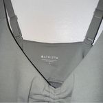 Athleta  Sage Green Cinch Longline Sports Bra Small Photo 3