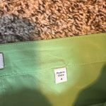 Equipment  Femme Green Silk Mini Skirt‎ - Sample - Size 4 - Cute Summer Photo 3