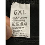 SheIn  T-Shirt Womens Size 5XL Black Birthday Faith Theme Casual Top Short Sleeve Photo 5