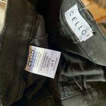 Cello  Black Wash High Rise Mom Jeans‎ Distressed Ankle Denim Pants Photo 3
