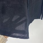 Armani Exchange  sheet satin color black on black embroidered block trim 90s Photo 5