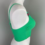 SALT + COVE Women Green Stretch Ruffled O Photo 2