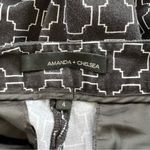 Amanda & Chelsea  Pants Cropped Black Tapered Midrise Puzzle Ankle 4 Work Casual Photo 10