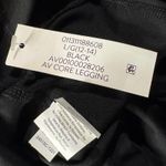 Avia Large (12-14) Core Leggings Stretch Side Pockets Hi-Rise Drawstring Black Photo 5