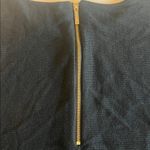Michael Kors Sweater Tunic Exposed Zipper Black Size XL Photo 9