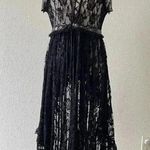 Eva Lady Women's Gothic Punk Lace Over High Low Dress Intimates $120 Size L NWOT Black Size L Photo 5