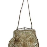 Vintage La Regal Ltd. Gold Beaded Purse Clutch Gold tone Chain Strap Cocktail Photo 3