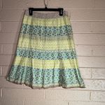 Sigrid Olsen Sigrid olsed Patterned Green and Brown Women's Skirt Photo 1