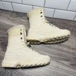 FILA Disruptor Lug Boot Winter White Faux Fur Trim Lace Up Ankle Boots Size 7 Photo 4