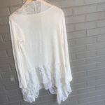 Tempo Paris NWT  100% Silk Ruffle Cardigan Made in Italy S Photo 6