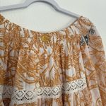 Las Noches Ibiza by Eric and Jack Tiered Long Sleeve Mini Dress Small White Photo 7