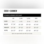 Coco + Carmen  Black Leggings, Zipper Pockets. L/XL Photo 5