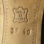 Vintage Y2K El Cuco Black Leather Mules EU 39 – Goth Grunge Biker Witchy Retro Size 8.5 Photo 10