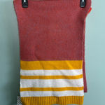 Urban Outfitters NWT  Sporty Ski Reversible Orange White Winter Ski Scarf Photo 0