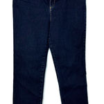 Gloria Vanderbilt  Amanda Dark Wash Two-Tone Stitching Jeans Size 12P Photo 0