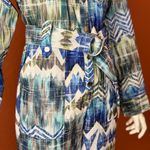 L'ATISTE Blue and Green Patterned Jumpsuit Size Small. E71 Photo 1