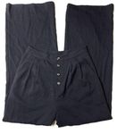 Le lis  Pin Striped Pleated Wide Leg Button Fly Photo 0