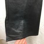 Cache 100% Leather Black Flair Wide Hem High Waist Pants 4 Photo 4