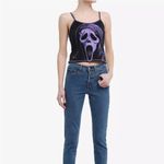 Hot Topic Ghost Face Jumbo Print Girls Cami Black XS Photo 1
