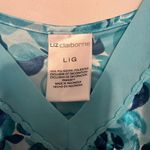 Liz Claiborne  vintage blue flower print nightgown in large Photo 4