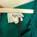 Aje puff sleeve dress Green Size 6 Photo 4