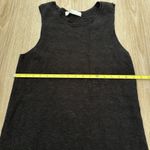 Free People  Beach Dress Size Small Black Nina Sweater Mini Tank Dress Photo 2