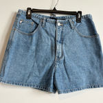 Route 66  Vintage Carpenter Utility mom denim shorts jorts light wash 13/14 Photo 0