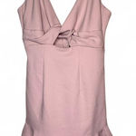 Saints + Secrets  Pink Dress with Ruffle Hem Photo 0