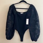 Red Dress Boutique  | Puff Sleeve Bodysuit Photo 1