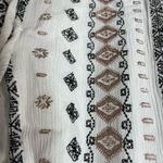 Blue Rain Francesca’s Collection Peasant Boho Bubble Sleeve Shift Dress Medium Photo 3