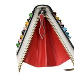 Christian Louboutin  Panettone Spiked Zip Around Wallet White Multicolor Photo 13