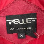 Pelle red leather M mid length trench vintage retro outdoor 70s 80s Size M Photo 9