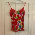 Natori Josie  NWOT floral lace trim cami size small Photo 7