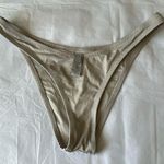 SKIMS ‎ swim bottoms CHEEKY TANGA COLOR CHROME SIZE M NWOT Photo 0