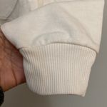 American Eagle Outfitters women’s New! Ivory cropped hoodie/sweatshirt size M Photo 4