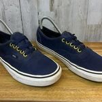 Vans  Era B Navy with Gold Hardware Low Top Skate Shoes - Men's 6.5 / Women's 8.0 Photo 0