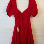 B Darlin Puff Sleeve Sweetheart Neck Line Bow Dress Photo 2