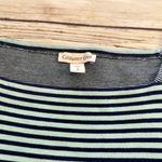 Coldwater Creek Striped Fleece Blouse Women’s 1X 18 XL Pullover Blue Shades Photo 7