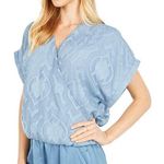 Bishop and Young New Textured Wrap Blouse Jayne Cross Front Top White Photo 12