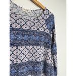 Love Delirious Maternity‎ Shirt Womens Long Sleeve Size Small Blue Photo 5