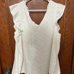 Ava & Viv  ruffle sleeve tank top size xxl nwt Photo 1