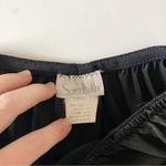 Sara Beth Vintage 80s Satin Midi Slip Skirt Black Size S Photo 8