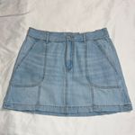 American Eagle  sz 8 regular 29W skirt super hi rise a-line stretch waistband NWT Photo 0