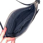 Fossil  Dawson Polka Dot Crossbody Bag Purse Gray Navy Mustard Adjustable Strap Photo 12