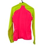 Brooks  Size Small Women's Long-Sleeved‎ Quarter Zip Pullover Pink Yellow Neon Photo 1