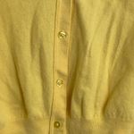 Clan Douglas Pure Geelong Wool Vest Yellow Made in Scotland Vintage Size L Photo 12