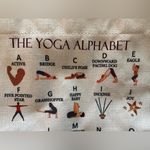 Yoga Alphabet Canvas Tote Bag Photo 1