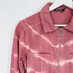 Nasty Gal Good Vibes Only Denim Tie Dye Boilersuit Sz 4 Photo 4