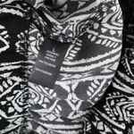 Ambiance Apparel Black White Harem Boho Geometric Print Tapered Pants L Large Photo 6