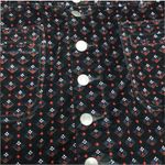 Free People NWOT Joanie Floral Mini Skirt Corduroy Black Red Pattern Academia S Photo 9